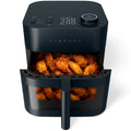 Chefman Crispinator 8-Quart Air Fryer with Powerful, Whisper-Quiet DC Motor & 450°F Max Temp - Midnight