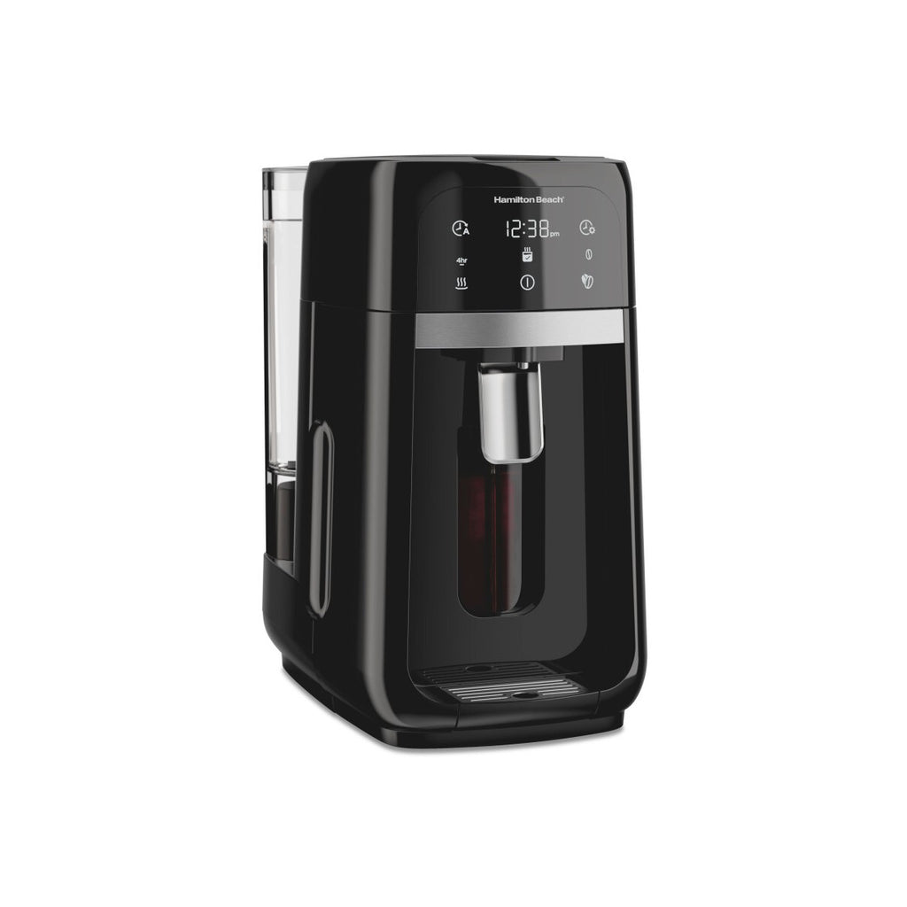 Hamilton Beach One Press Dispensing Coffee Maker 47601: 14-Cup Drip Machine, Self-Cleaning, Permanent Filter, Black - Additional view