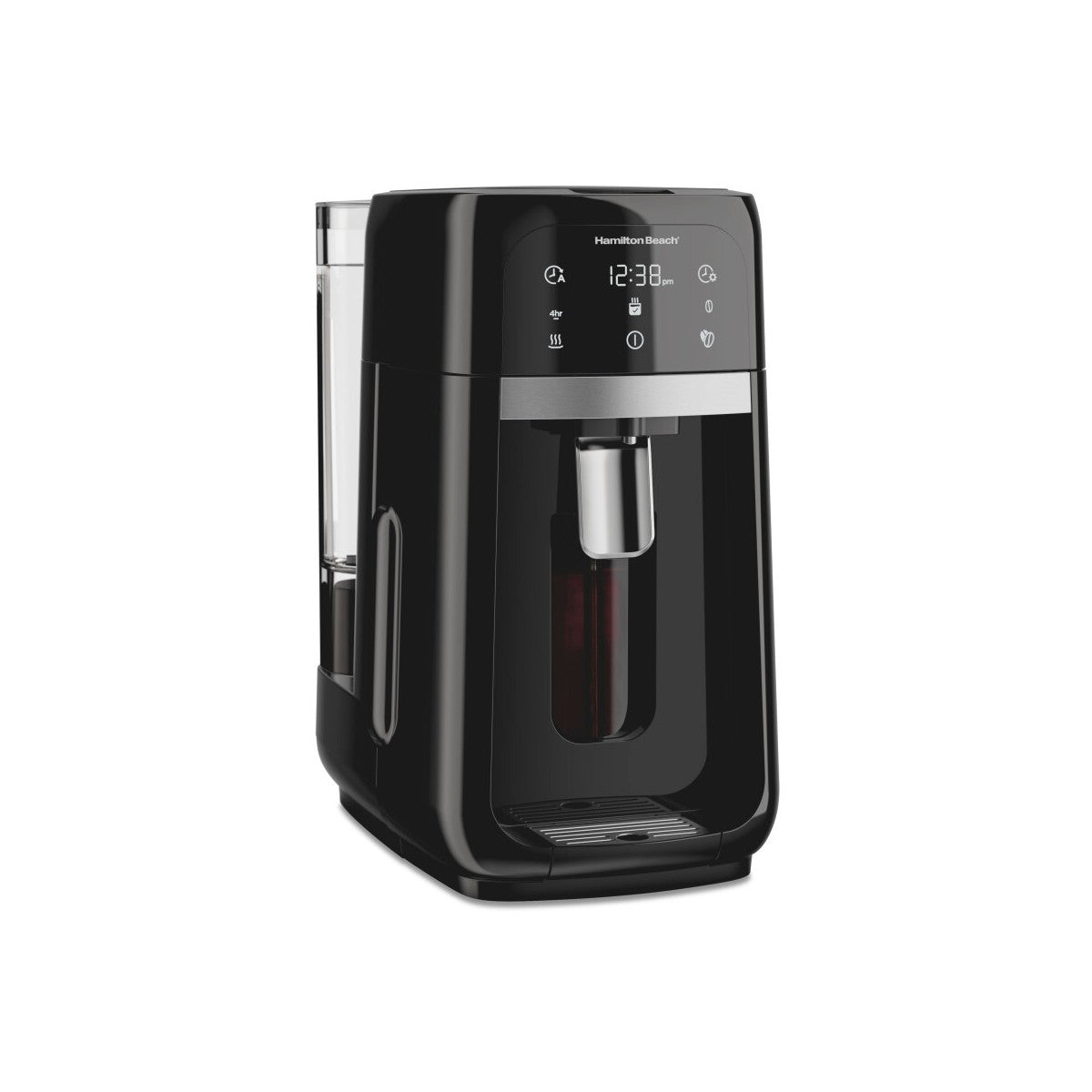 Hamilton Beach One Press Dispensing Coffee Maker 47601: 14-Cup Drip Machine, Self-Cleaning, Permanent Filter, Black - Additional view
