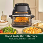 Cuisinart ClearView 4qt Glass Basket Air Fryer AFC-4 Black - Additional view