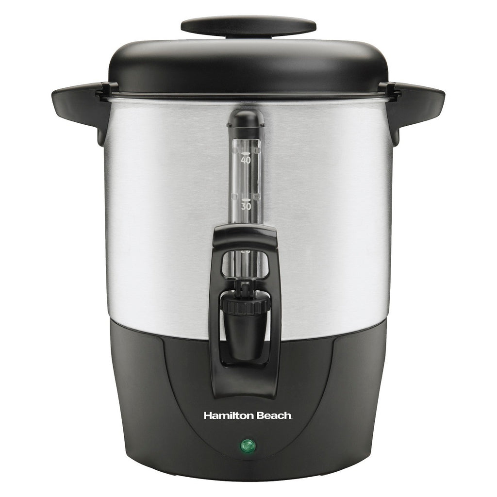 Hamilton Beach Brew Station 40 Cup Coffee - 40514: Electric Coffee Urn & Dispenser, 1090W, Silver, 8 oz Cup Capacity - Additional view