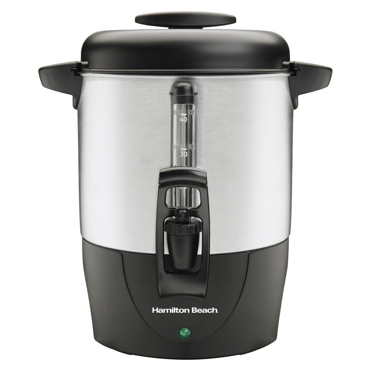 Hamilton Beach Brew Station 40 Cup Coffee - 40514: Electric Coffee Urn & Dispenser, 1090W, Silver, 8 oz Cup Capacity - Additional view