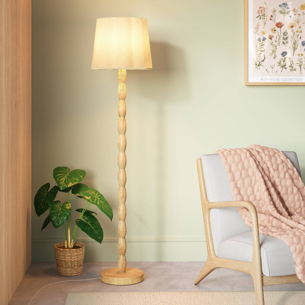 Natural Polyresin Floor Lamp - Room Essentials™ - Additional view