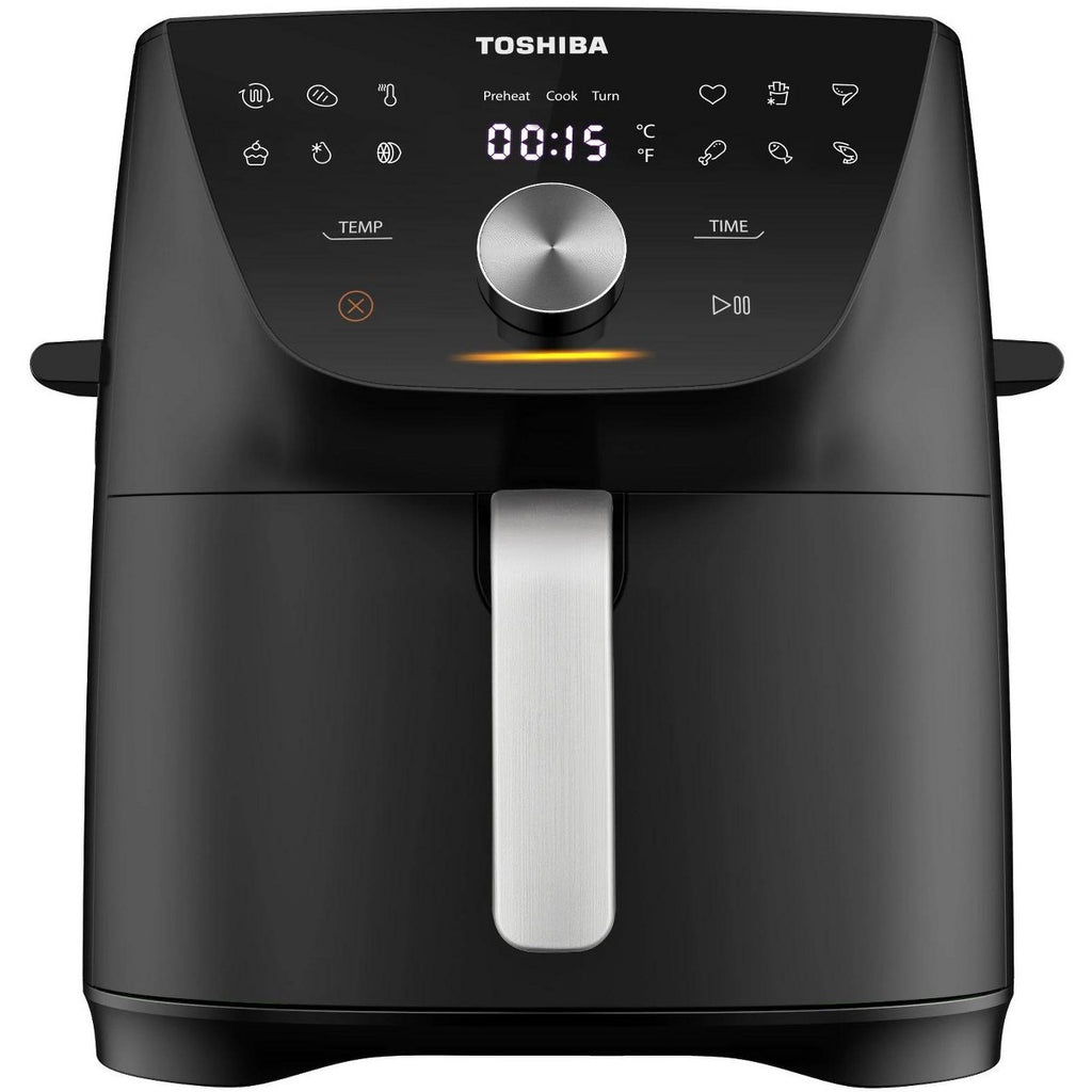 Toshiba 7.7QT Air Fryer with Heat-Q Technology, Black - Additional view