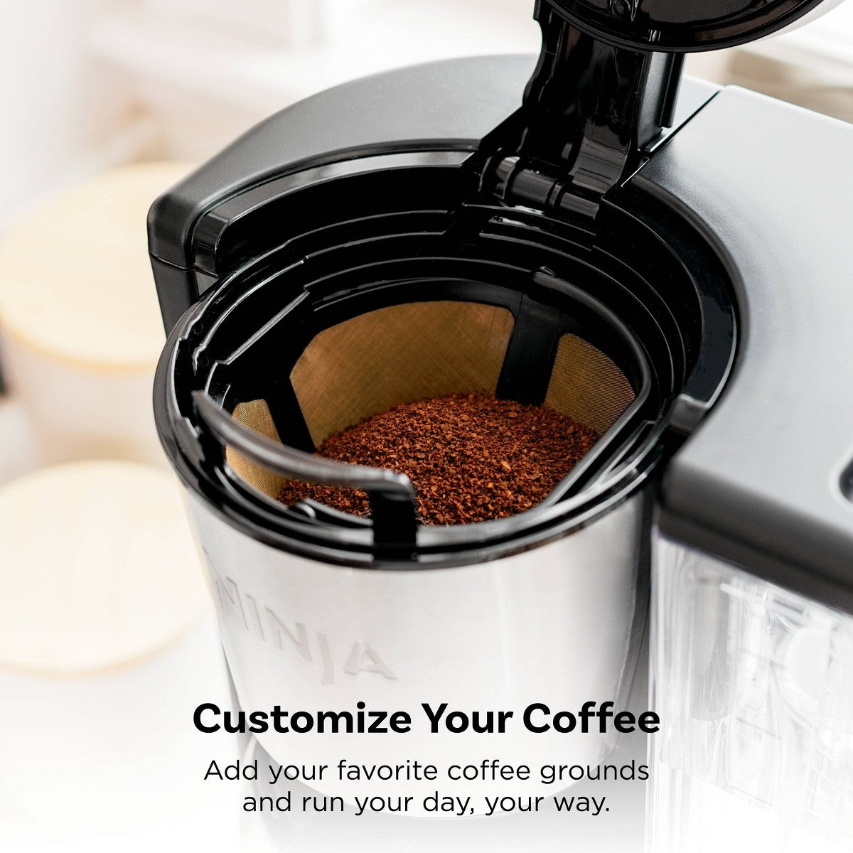 Ninja Fresh Brew Drip Coffee Maker 14 Cup Glass Carafe Stainless Steel CE451 - Additional view