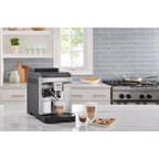 De'Longhi Magnifica Evo with LatteCrema System - ECAM29084SB: 15 Bars, Milk Frother, Grind & Brew, Silver, 60oz Capacity - Additional view