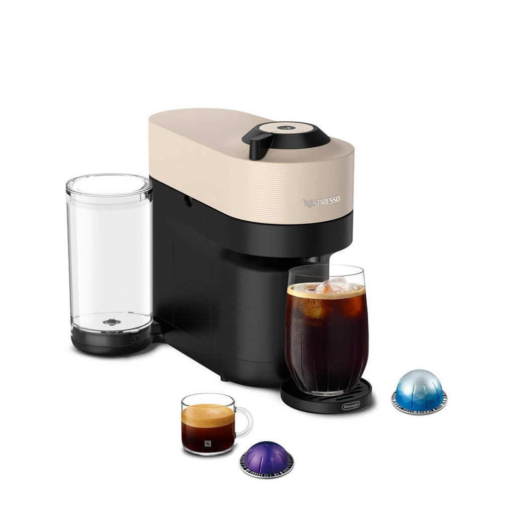 Nespresso Vertuo Pop+ Coffee and Espresso Maker by De'Longhi Beige