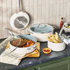 7pc Nonstick Ceramic Coated Aluminum Cookware Set - Figmint™ - Additional view