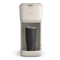 bella Single-Serve Coffee Maker Oatmilk: Drip Pod Coffee Maker, 14 oz Capacity, Automatic Shut-Off, Removable Drip Tray
