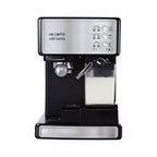 Mr. Coffee Programmable Espresso, Cappuccino, Coffee Maker with Automatic Milk Frother and 15-Bar Pump Stainless Steel Black: ECMP1000