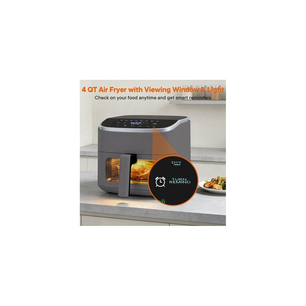JIONJOY 4 Quart 9-in-1 Air Fryer, Ceramic Nonstick, 90°F-450°F - Additional view