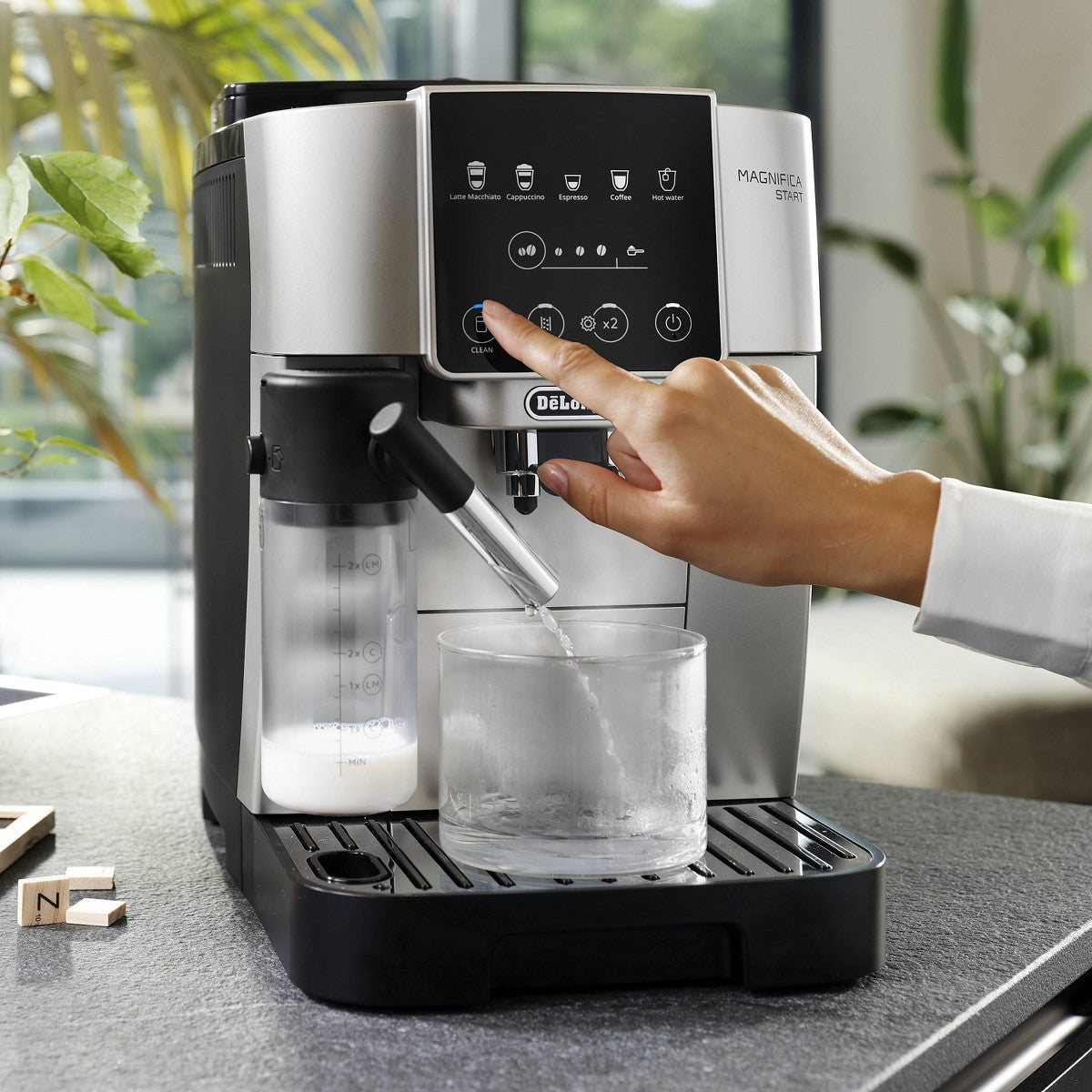 DeLonghi Magnifica Start Automatic Coffee Espresso Machine with Milk Frother - Additional view