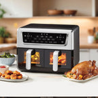 Cuisinart 11qt Dual Zone Basket Air Fryer with Viewing Window Black ADZ-112 - Additional view