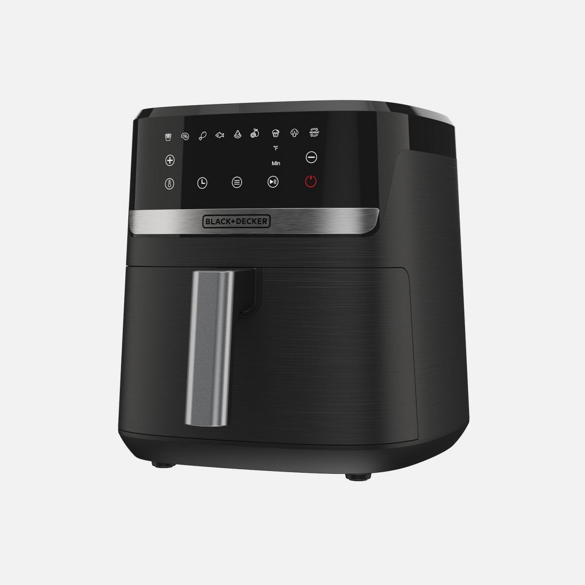 BLACK+DECKER Purify 2QT Air Fryer, Timer with Auto Shut-off and Shake Reminder, Digital LED Touchscreen and 9 Presets, 1000W, Dishwasher Safe Parts