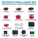 Granitestone 20 Pc Nonstick Cookware and Bakeware Set - Additional view