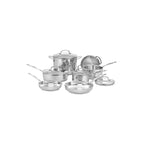 Cuisinart Chef's Classic 11pc Stainless Steel Cookware Set - 77-11G: Induction Compatible, Dishwasher & Oven Safe