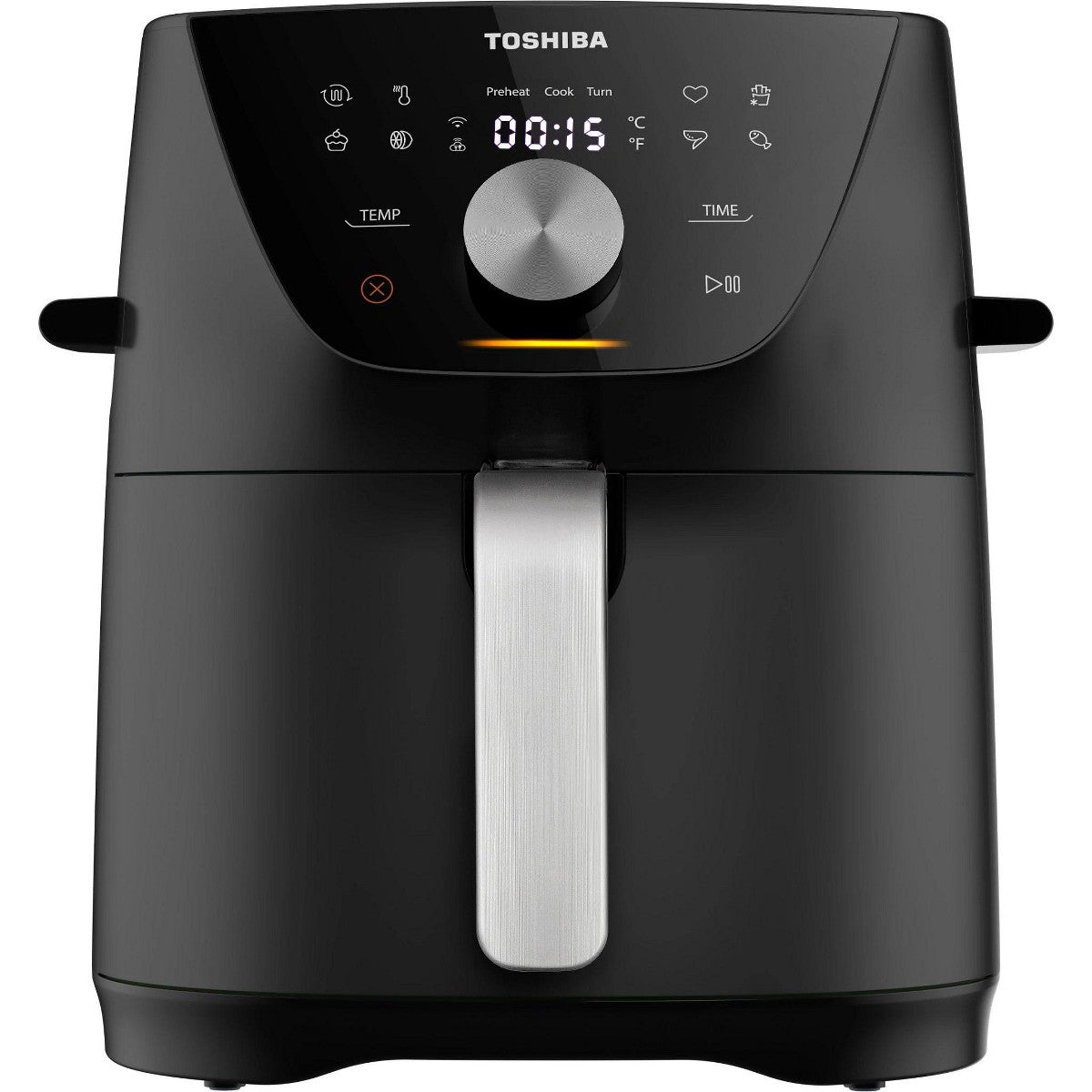 Toshiba 5.5QT Air Fryer with Heat-Q Technology, Black