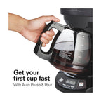 Hamilton Beach Black Stainless Coffee Maker 12 cup black 46293J - Additional view