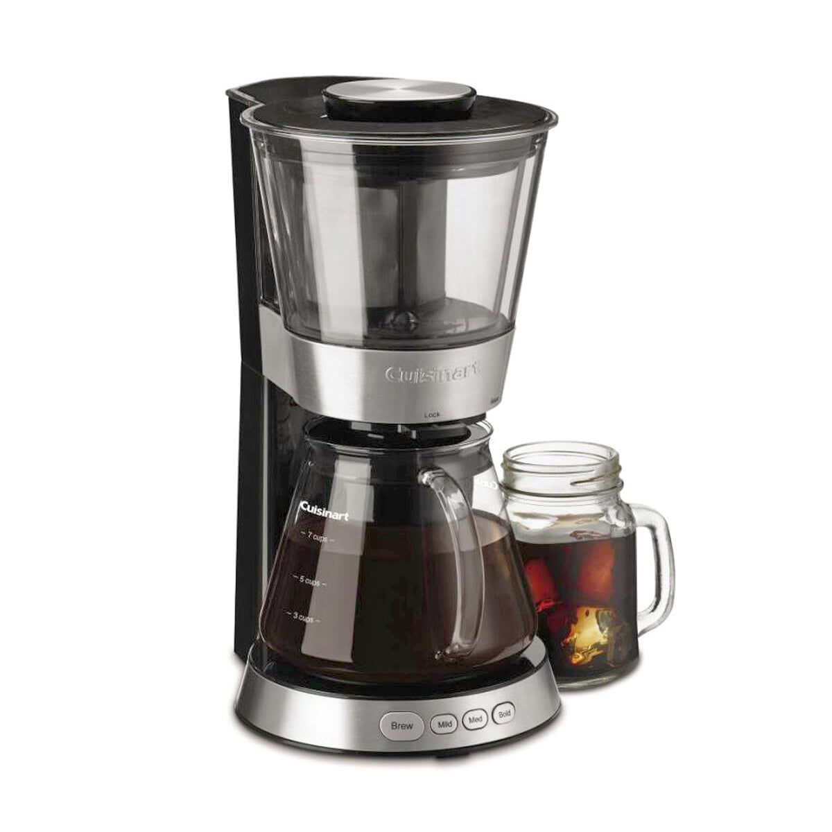 Refurbished: Cuisinart DCB-10FR 7 Cup Cold Brew Coffeemaker – Manufacturer Refurbished