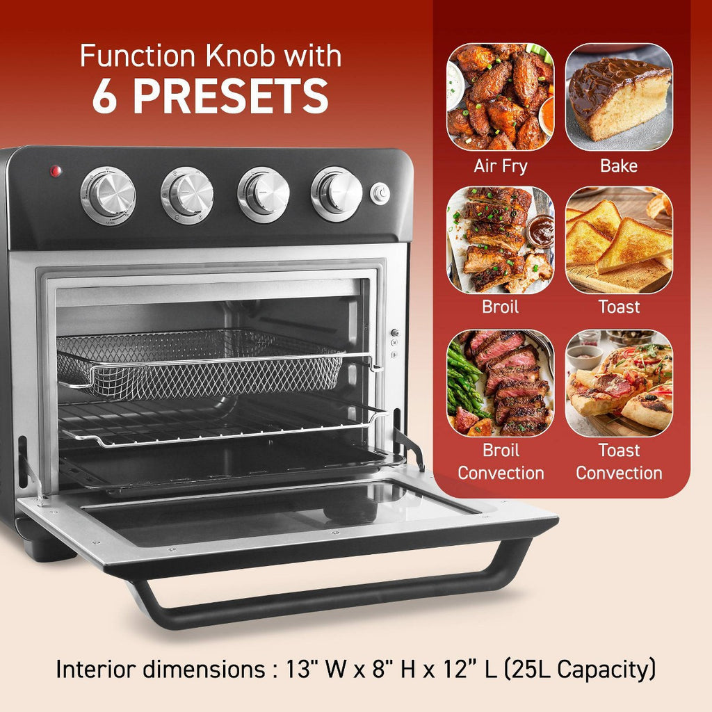 Elite Cuisine 25L Air Fryer Oven - Black - Additional view