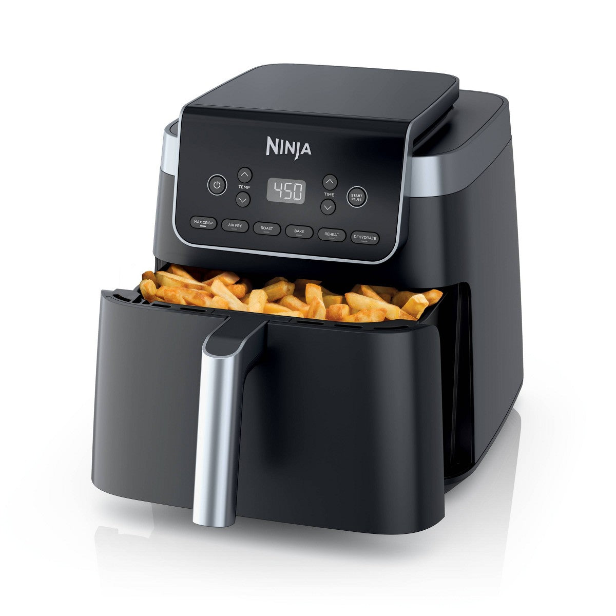 Ninja Air Fryer Pro XL 6-in-1 AF181: 6.5 Qt Capacity, 1750W, Dishwasher-Safe Parts, Metal & Plastic, Gray