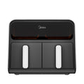 Midea 8.4qt Two-Zone Air Fryer: Dual Baskets, Digital Control, Nonstick, Cool Touch, 1650W, Black