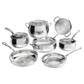 Cuisinart 12pc Pure Clad Triple Ply Stainless Steel Cookware Set
