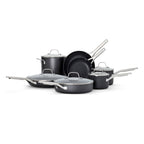 Calphalon 12pc Hard Anodized Aluminum Nonstick Cookware Set: Oven-Safe, Dishwasher-Safe, Gas & Electric Compatible