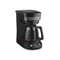 Hamilton Beach Black Stainless Coffee Maker 12 cup black 46293J