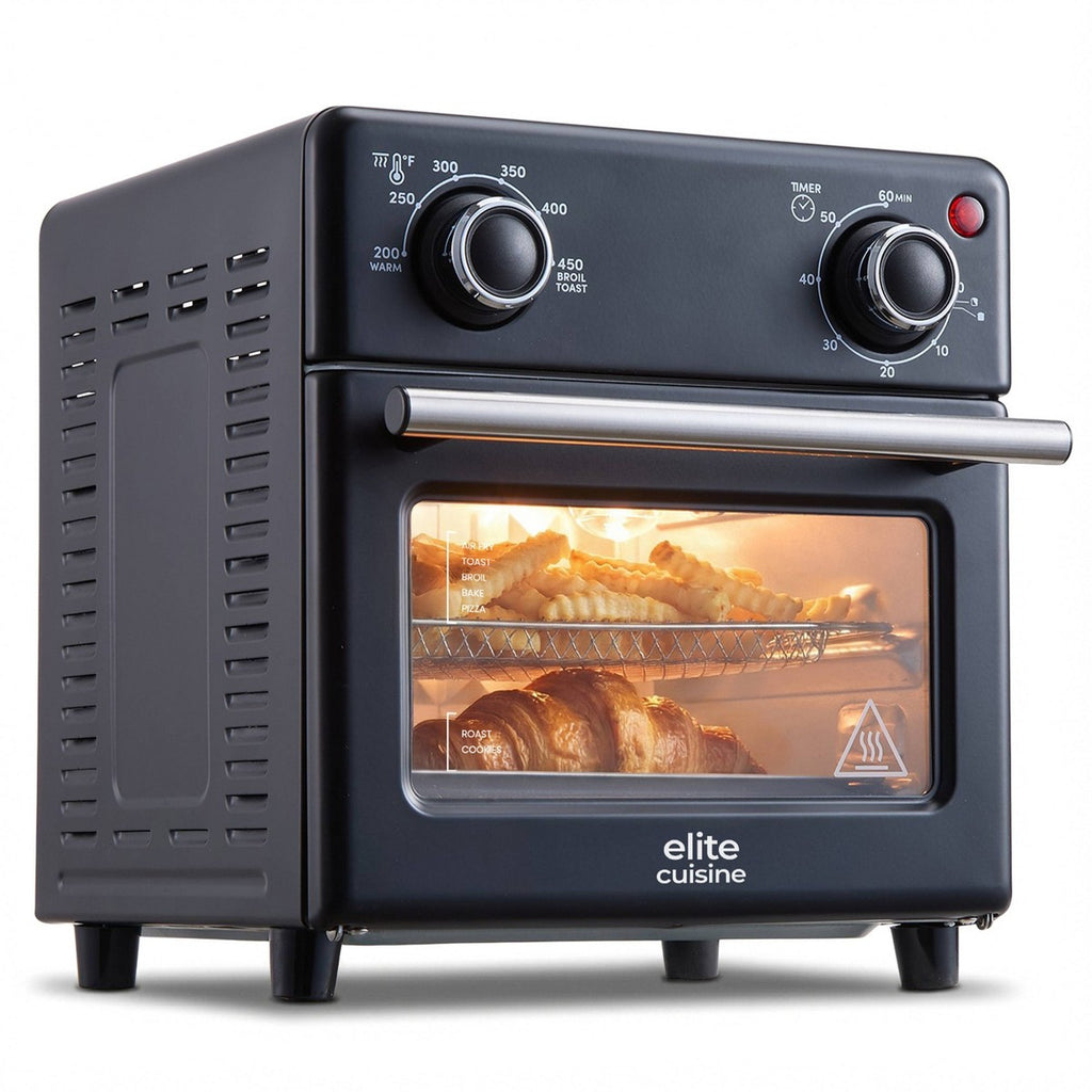 Elite Cuisine 8.5qt Air Fryer Oven Stainless Steel - Additional view