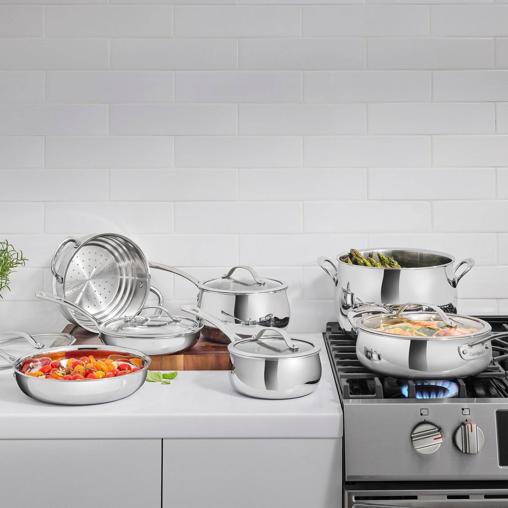Cuisinart 12pc Pure Clad Triple Ply Stainless Steel Cookware Set - Additional view
