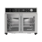BLACK+DECKER Crisp 'N Bake French Door Air Fryer Oven, TO62D5-1SD, 12 Cook Functions, 60-minute Timer, Air Fry with Convection Tech & Compact Design