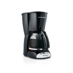 Hamilton Beach 12 Cup Programmable Coffee Maker Glass Carafe Black and Silver 49465RG