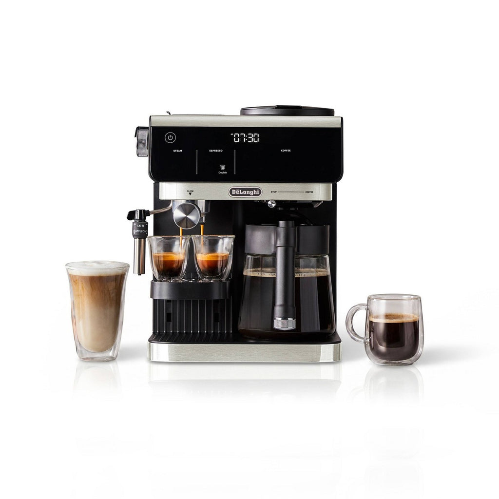 DeLonghi All-in-One Coffee and Espresso Machine Black
