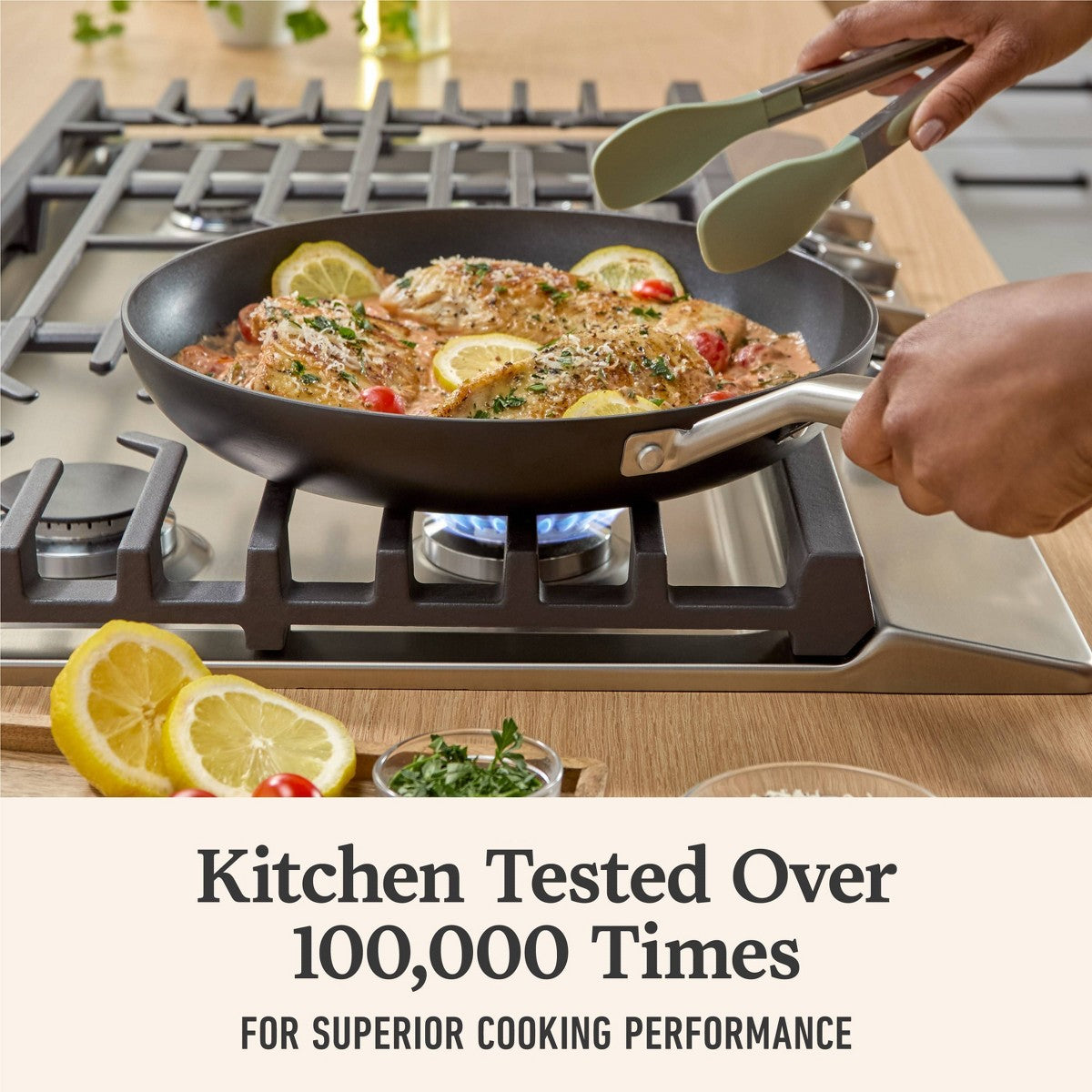 Calphalon 12" Hard Anodized Aluminum Nonstick Fry Pan:  Stay-Cool Handle, Oven & Dishwasher Safe - Additional view