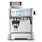 Casabrews 5700 PRO 20 Bar Espresso Machine and Coffee Maker with Built-in Grinder and LCD Display Screen Silver