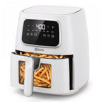 Kitchen Elite 5.5 Qt. Digital Air Fryer, Countertop Cooker w/ LED Screen, White