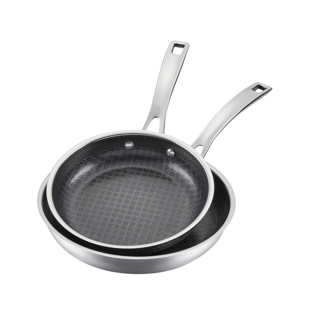 Cuisinart 2pc (8 and 10) Fusion Plus Stainless Steel Skillet Set