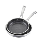 Cuisinart 2pc (8 and 10) Fusion Plus Stainless Steel Skillet Set