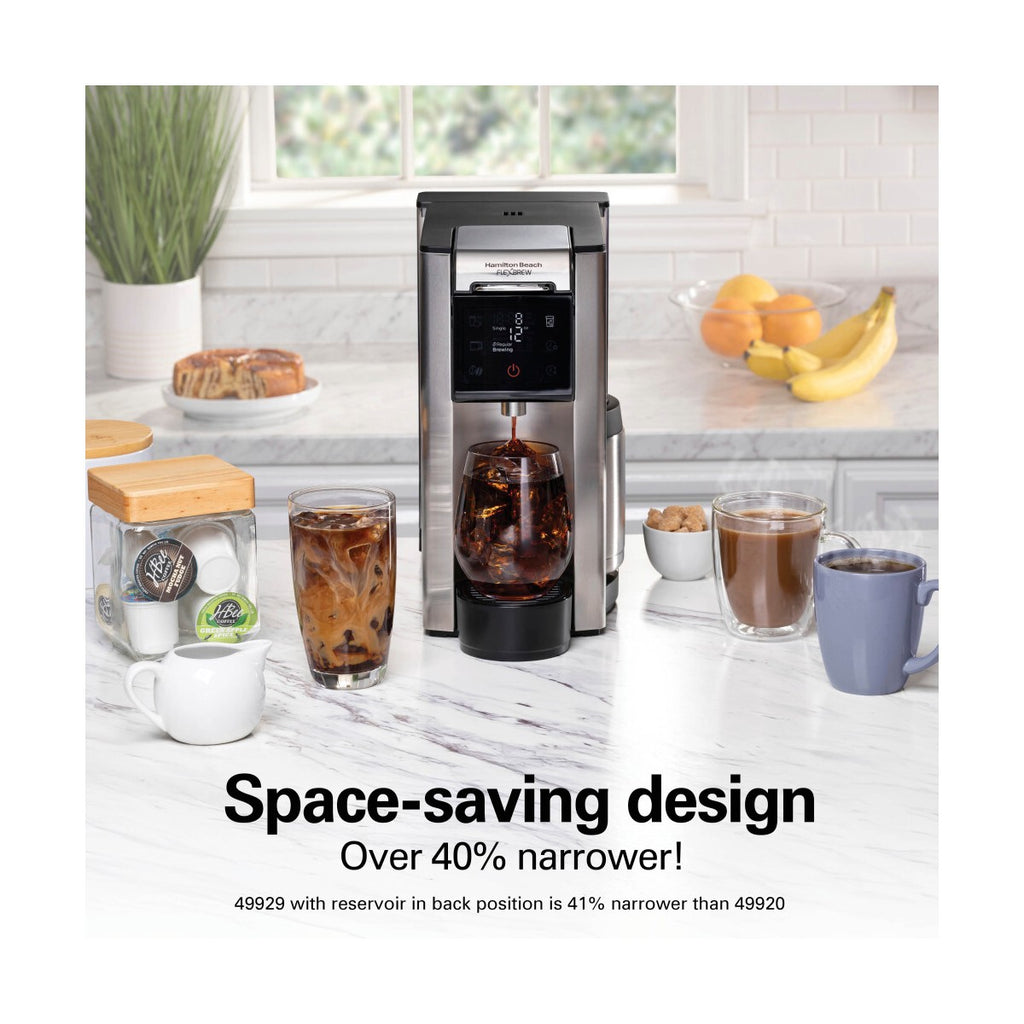 Hamilton Beach FlexBrew Advanced 5-in-1 Coffee Maker 12C Thermal Carafe 60oz. Water Reservoir 49929 - Additional view