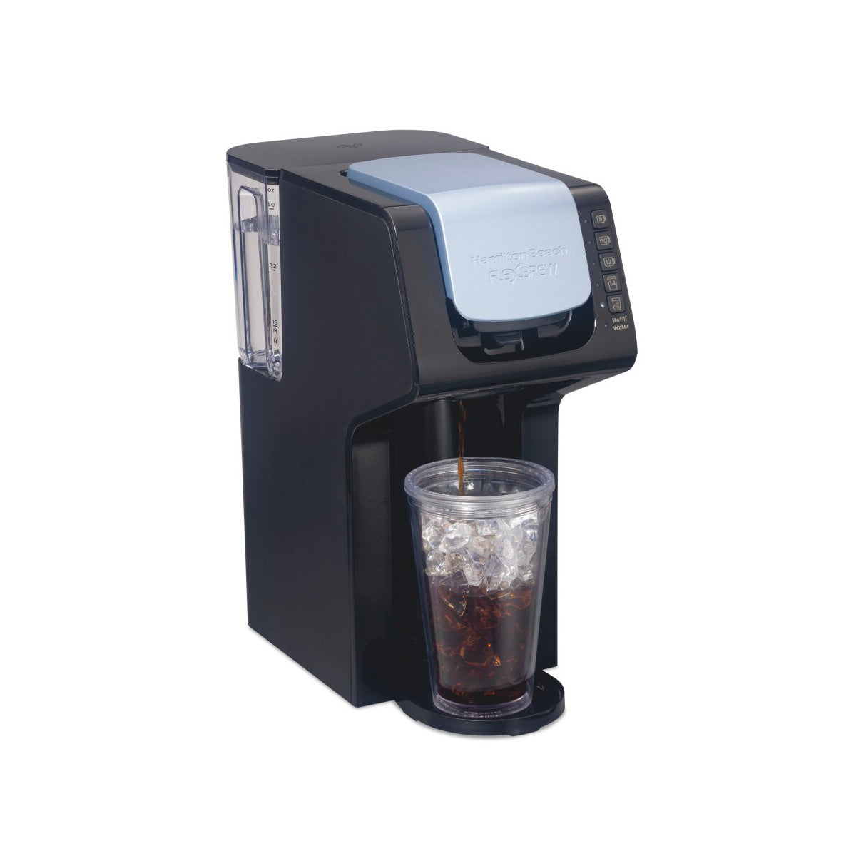Hamilton Beach Flexbrew Single-Serve Hot/Iced Coffee Maker 49921: Cup & Ground Coffee, 14 oz, Black, Electric - Additional view
