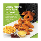 Hamilton Beach Digital Air Fryer 3.7 Qt./3.5 Liter Black 35050: 1400W Electric Deep Fryer, Hand Wash, 1-Year Warranty - Additional view