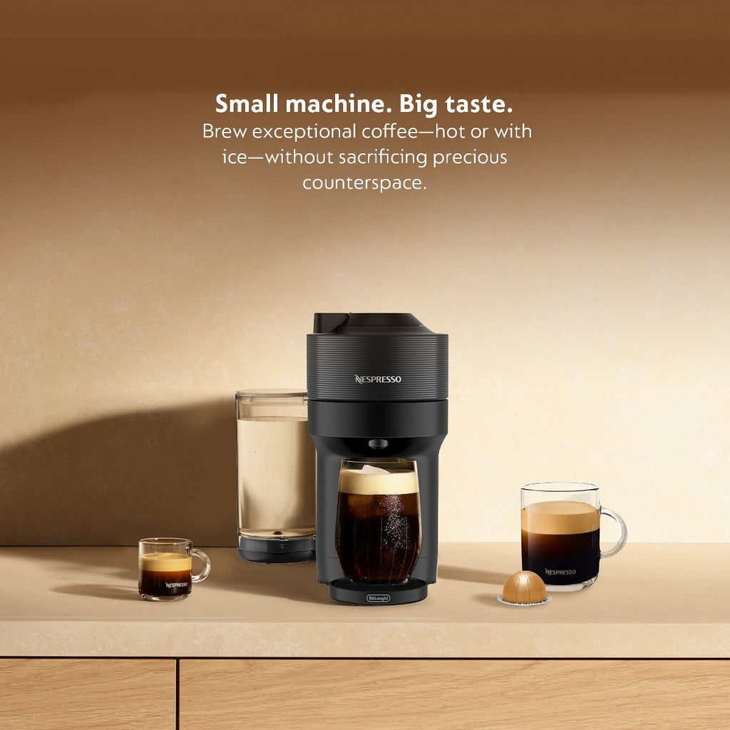 Nespresso Vertuo Pop+ Coffee and Espresso Maker by De'Longhi Liquorice Black: Nespresso Machine with 12 Pods, Auto Shut-Off - Additional view
