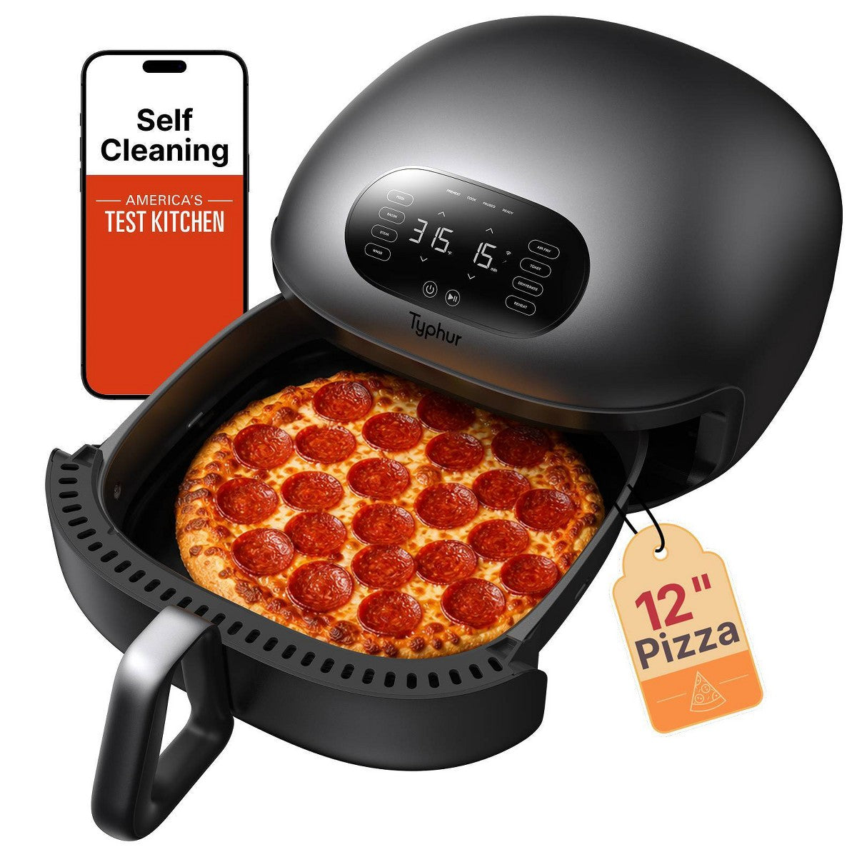 Typhur Dome 2 Self-Clean Air Fryer